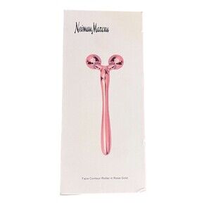 Neiman Marcus Face Contour Roller in Rose Gold Lifting Massage Tool NIB
